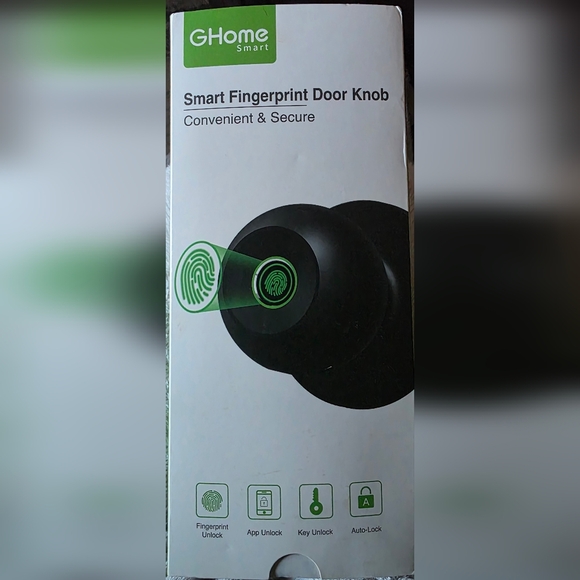 Smart Fingerprint Locking Door Knob - Picture 1 of 8
